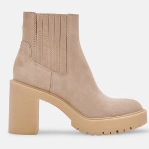 NEW DOLCE VITA Caster H2O Booties in Dune Suede Size:8